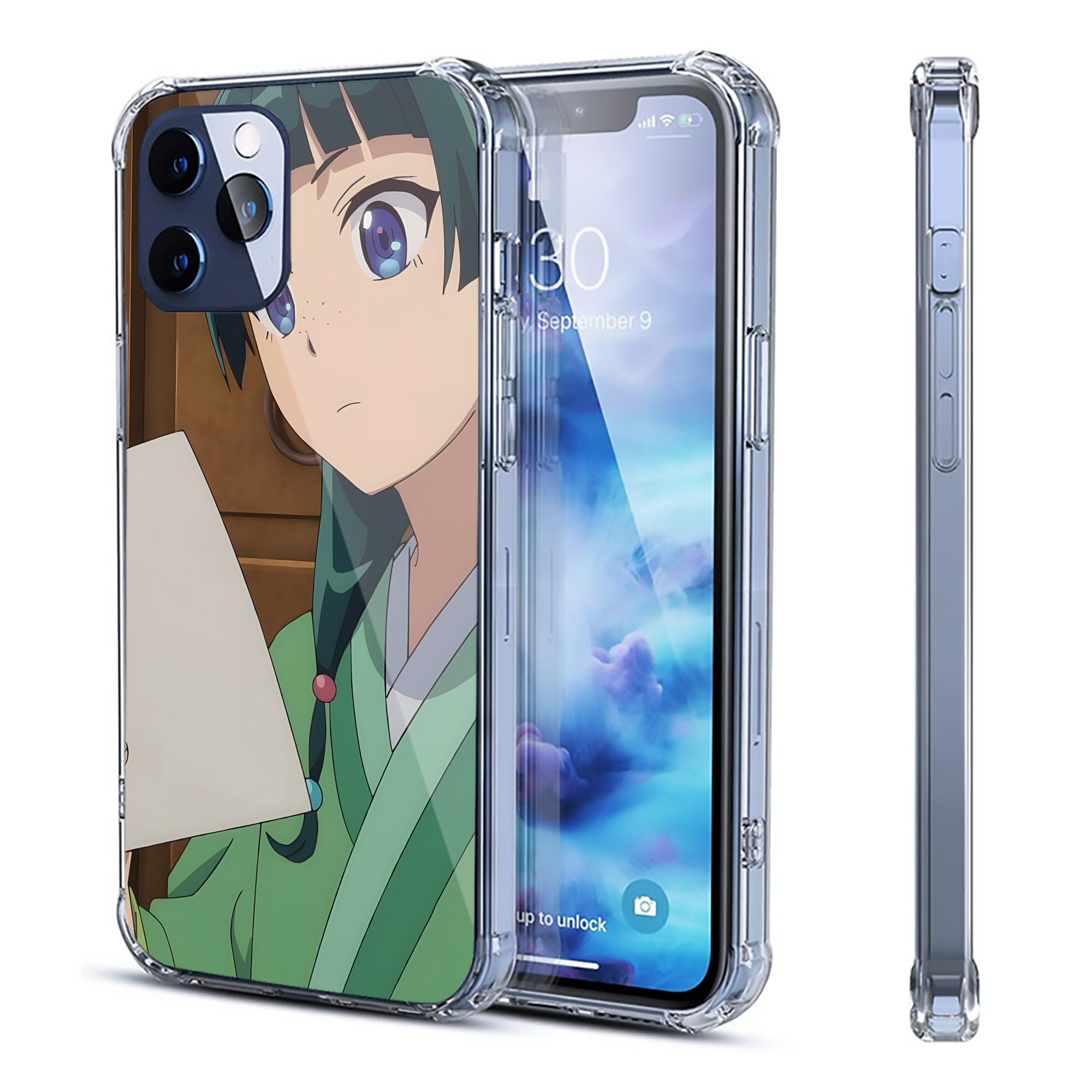 （画像用） 薬屋のひとりごと The Apothecary Diaries 【iPhone 12シリーズ対応】透明スマホケース（クリアソフトケース）